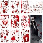 9pcs halloween sanglant mains decoration stickers ensanglanté muraux fenêtre autocollants bloody handprint ... 9pcs halloween sanglant mains decoration stickers ensanglanté muraux fenêtre autocollants bloody handprint ...