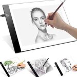 A4 table lumineuse table lumineuse dessin pad led pour dessiner avec luminosit� r�glable pour broderie ...