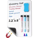 A4 tableau blanc magnetique frigo - 30x20cm effacable tableau magnetique avec 2 aimants et 3 stylo marqueurs ...