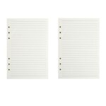 A5 recharge papier lign 6 trous classeur  anneaux inserts rechargeable carnet 2 packcroix de dowling ...