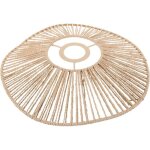 Abat - jour en corde tress�e � la main abat - jour suspendu de style rustique 30 cm convient aux lampes ...