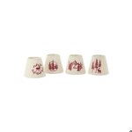 Abat - jour en coton modle alatoire cerf et montagne