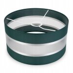 Abat - jour cylindre - light - home - elegance 2030 / 35 - bande chrom�e - 8 couleurs