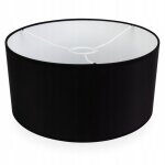 Abat - jour cylindrique 40cm - light - home - matero - 13 couleurs - tissu et mtal - ampoule e27