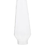 Abat - jour pour lampe � huile en verre - febest - 5x5x13 cm - transparent - r�sistant au vent - haute ...