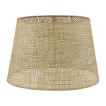 Abat jour ovale papier naturel d44xh30cm