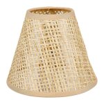 Abat - jour pince naturel gm