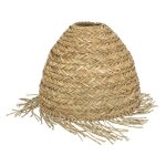 Abat - jour hania roseau d37cm - atmosphera createur d'interieur - beige