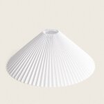 Abat - jour tissu luanda blanc