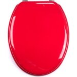 Msv abattant wc mdf rouge