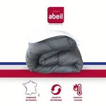 Abeil couette chaude bicolore - 220 x 240 cm - blanc et gris Abeil couette chaude bicolore - 220 x 240 cm - blanc et gris