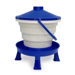 Abreuvoir poule seau plastique avec pieds 15l - gaun Abreuvoir poule seau plastique avec pieds 15l - gaun