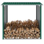 Abri  bches - acier galvanis - 172x91x154 cm - vert - montage facile - durable