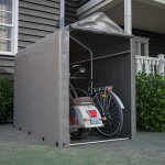 Abri de garage pour vélos 187x100x160 cm abri de jardin tente de rangement tente de garage gris foncé ... Abri de garage pour vélos 187x100x160 cm abri de jardin tente de rangement tente de garage gris foncé ...