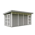 Abri de jardin qualit� premium 8. 52 + 2. 95 m� - cabane de jardin exterieur cabane de jardin - timbela ...
