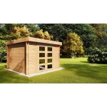 Abri de jardin en bois ep. 19mm surface utile 7. 63 m int025