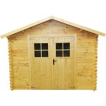 Abri de jardin en bois ep 28mm surface utile 7. 5m² int018 Abri de jardin en bois ep 28mm surface utile 7. 5m² int018