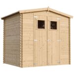 Abri de jardin en bois - i236xl226xh218 cm / 4. 33 m2 m369 timbela Abri de jardin en bois - i236xl226xh218 cm / 4. 33 m2 m369 timbela