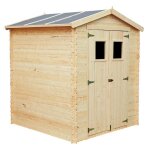 Abri de jardin en bois - stockage extrieur i186xl196xh218 cm / 282 m2 petit abri  outils local  vlos ...