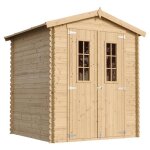 Abri de jardin en bois - stockage ext�rieur i186xl196xh218 cm / 282 m2 petit abri � outils local � v�los ...