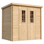 Abri de jardin en bois - stockage extrieur l204xl142xh200cm / 2. 22m2 - petit abri  outils local  ...