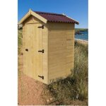 Abri de jardin 2, 03m en bois - toiture en plaques ondules