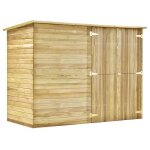 Abri de jardin cabane cabanon maison de stockage remise exterieur hangar outils robuste 232 x 110 x 170 ...