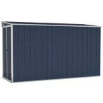 Abri de jardin cabane cabanon maison de stockage remise exterieur hangar outils robuste mural 118 x 288 ...