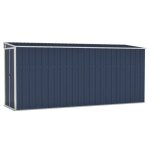 Abri de jardin cabane cabanon maison de stockage remise exterieur hangar outils robuste mural 118 x 382 ...