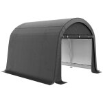 Abri de jardin kimfead 3x3m tente de rangement ext�rieure garage pour moto et v�los bache r�sistante ...