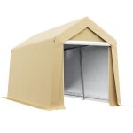 Abri de jardin - outsunny - 2 x 36 m - tente de stockage tente de garage en acier galvanis et grande ...