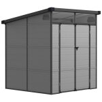 Abri de jardin - outsunny - avec fenêtres 2 évents et double porte verrouillable - polypropylène - 190 ... Abri de jardin - outsunny - avec fenêtres 2 évents et double porte verrouillable - polypropylène - 190 ...
