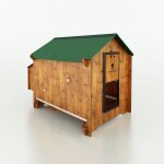 Abri de jardin poulailler pour 6 poules pondeuses polly classic l couleur bois en stratifié hpl anti ... Abri de jardin poulailler pour 6 poules pondeuses polly classic l couleur bois en stratifié hpl anti ...