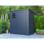 Abri de jardin en rsine anthracite 209 m nerio