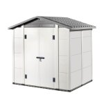 Abri de jardin en résine gardiun urban 200 - 398 m² 220x181x177 / 216 cm avec plancher de 45 mm et double ... Abri de jardin en résine gardiun urban 200 - 398 m² 220x181x177 / 216 cm avec plancher de 45 mm et double ...