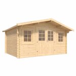 Abri jardin bois 10 m� madriers 34mm