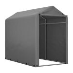Abri de jardin tente de stockage avec cadre en mtal galvanis et grande portegarage pour vlo extrieur187x10 ...