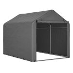 Abri de jardincabane de jardin exterieurtente de stockage multifonctionnel � v�los gris 160x220x165 cm ...