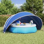 Abri de piscine vidaxl d�me de piscine bleu 500 x 500 x 236 cm
