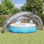 Abri de piscine vidaxl d�me de piscine transparent 546 x 516 x 250 cm pvc