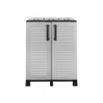 Abri poubelles de tri s�lectif 3 sacs recyclage gestion des d�chets ? int�rieur ext�rieur 68 x 37 x 90 ...