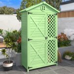 Abri de rangement pour meubles de jardin en bois atelier pour outils de jardin terrasse ne se dcolore ...