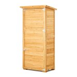 Abri de rangement à outils extérieur - vevor - abri de jardin en bois - 800x500x1620 mm - armoire de ... Abri de rangement à outils extérieur - vevor - abri de jardin en bois - 800x500x1620 mm - armoire de ...