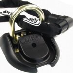 Abus ancre de fixation sol et mur granit wba100 - pour vlo et moto - noir