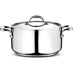 Accademia lagofusion casserole fonda avec 2 poignes et couvercle acier inoxydable argent 16 cm[h1299] ...