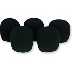 Bonnettes micro noires - alctron - c 9800 b - micros de chant - filaire