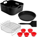 Accessoires air fryeraccessoire air fryer pour cosori 6l / 62l / 64lrussell hobbs xxl 8l airfryer5pcs ...