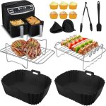 Accessoires pour air fryer - accessoires de friteuse  air chaud pour ninja foodi af400eu af300eu 76 ...