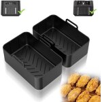 Accessoire air fryer pour ninja foodi af400eu af300eu 9. 5l 2 paquet moule air fryer airfryer pot pour ... Accessoire air fryer pour ninja foodi af400eu af300eu 9. 5l 2 paquet moule air fryer airfryer pot pour ...