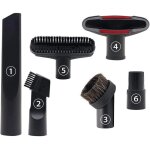 Accessoires aspirateur 6 pices compatible avec aspirateurs karcher rowenta bosch miele et autres